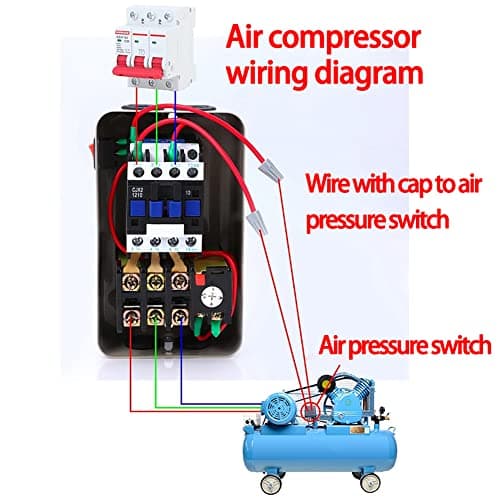 Magnetic Motor Starter 3 Phase Single Phase Magnetic Starter 5 Hp 220/240v Electric Motor Starter(for air Compressor) - Thumbnail 5