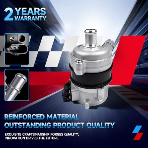 WOTAIKE 4H0965569A Auxiliary Water Pump Compatible with Audi SA A5 S5 A6 S6 A7 A8 Quattro Q7 2.0L 3.0L 2015-2019 4H0965567A 7.07223.03.0 Replace#4H0965567 4H0965569 - Thumbnail 3