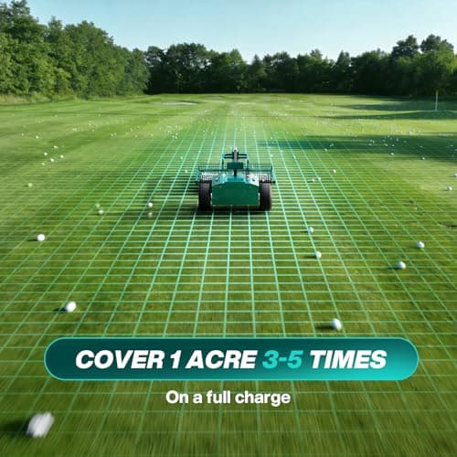 CASISPRO Remote-Controlled Golf Ball Picker, Turf-Friendly Electric Golf Driving Range Picking Machine, Golf Ball Collection Machine for Golf Course & Driving Ranges - Labor Saving, Easy to Maintain - Thumbnail 6
