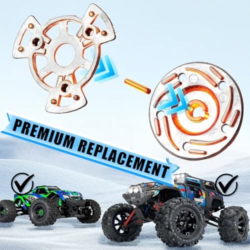 5351 Slipper Pressure Plate and Hub for TRAXXAS 1/10 Vehicles (E-revo, Summit, E-Maxx), Direct-fit OEM Replacement for #5351, Wear-Resistant Slipper Hop-up Parts Limiting Sliding for RC Car - Thumbnail 4