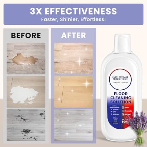 SAWENO Floor Cleaning Solution Compatible With Tineco/Roborock, Deep Cleans of Multiple Hard Floors for All Mopping Robot Vacuums and Cordless Wet Dry Vacuum Mop, Lavender Scent (2 Bottle / 35.2 OZ) - Thumbnail 4