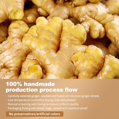 Halcyris Ginger Tea Bags (2g*50 Teabags) – Premium Ginger Root Tea for Support Digestion & Boost Immunity, All-Natural & Caffeine-Free, Non-GMO - Thumbnail 4