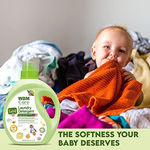 WBM Care Liquid Baby Laundry Detergent, 100 Loads | 68 oz | Gentle formula designed for baby clothes, ensuring effective cleaning and care for delicate skin - Thumbnail 4