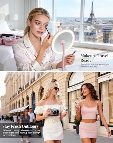 Hotsales Clip-On Portable Fan for Strollers, Handheld Turbo Fan for Travel - Thumbnail 6