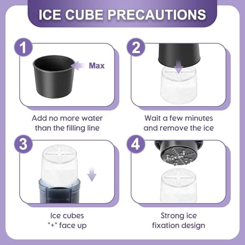 Jooke Shaved Ice Attachment for Kitchenaid Stand Mixer,Homemade Shaved Ice Maker,Snow Cone Machine for Kitchenaid Ice Shaver with 10 Reusable Ice Cube Mold,Ice Crushers for Home Use,Instruction Manual - Thumbnail 4