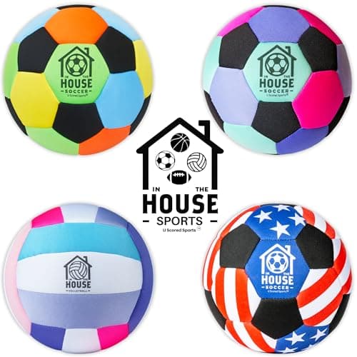 In The House Soft Indoor Volleyball for Girls (Ages 3+) – Realistic Feel and Bounce Home Training Ball for Indoor Play - Bring VBall Practice Home - Great Gift for any Volleyball Player - Thumbnail 6