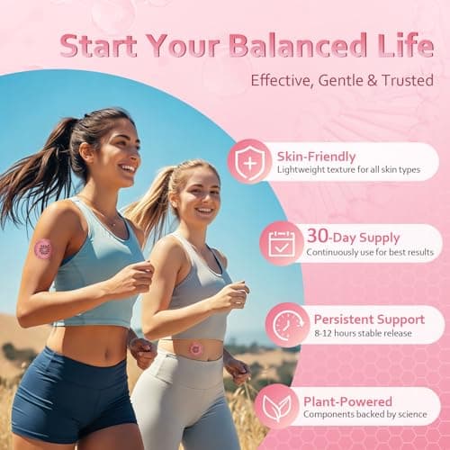 NightKong Berberine Patches for Women & Men – with Berberine, Green Tea, Cinnamon & L-Glutamine, Self Care Patch for Daily Routine – 30 Patches - Thumbnail 3