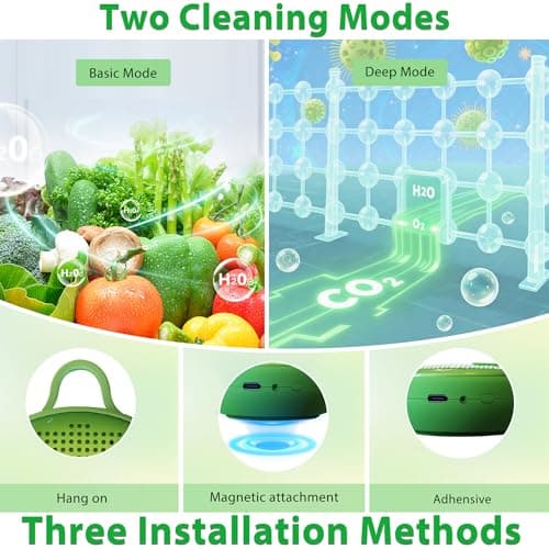 Refrigerator Deodorizer Odor Eliminator, Last for 10 Yeas Fridge Deodorizer Compact Fridge Freshener Deodorizer More Effective Than Baking Soda Bamboo Air Purifying Bags,Grass Green - Thumbnail 4