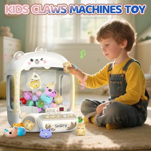 Skirfy Claws Machines for Kids Bear,Vending Machines Toys with Sound,Lights and Furbys for Girls,Arcades Games Toys for Ages 8-13,Birthday Party for 6 7 8 9 Year Old Boys Girls - Thumbnail 4
