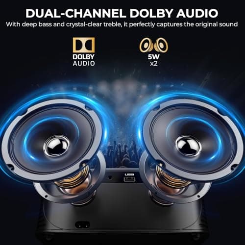 GOODEE 4K Mini Smart Projector with WiFi and Bluetooth - 【Official Licensed Google TV】 Compatible with Netflix/YouTube/Prime Video/Dolby Audio/Auto Focus, Portable Movie Projectors for Outdoor/Indoor - Thumbnail 5