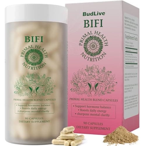 BudLive Beef Organ Supplement for Women – 100% Grass-Fed & Pasture Raised [Ovary, Liver, Spleen, Kidney & Heart] Primal Nutrition for Hormone Support, Energy & Wellness, 90 Capsules