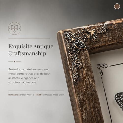 Wugakio Real Butterfly Framed - Hanging wood grain photo frame, Taxidermy Animals for Oddities and Curiosities Gifts (cethosia biblis+White saw butterfly - Wood Grain Photo Frame) - Thumbnail 5