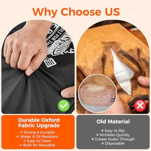 Father s Day Gift - Upgraded 23in BBQ Blanket for Resting Meat with Grill Accessories, Insulated Meat Resting Bag & Accessories for Brisket, Pork, Turkey – BBQ Gifts for Men, Dad, Grill Lovers - Thumbnail 2