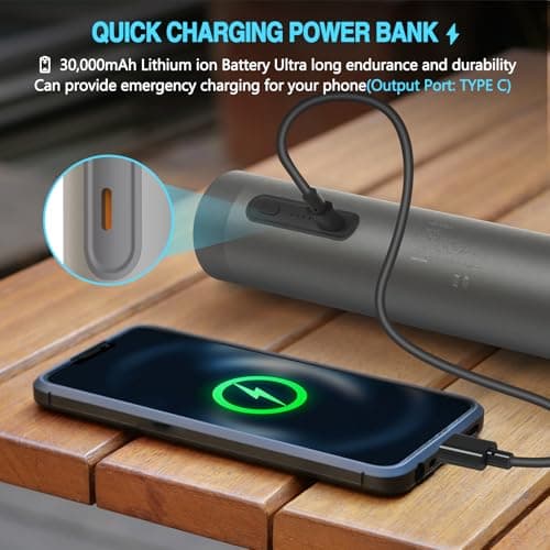 Datop for Starlink Mini Battery Mount,30,000 mAh with Battery Pack 20V 5A Output,Starlink Mini Power Bank Adjustable Tripod Stand，LED Power Indicator, Type-C Charging Port，for Outdoor & RV Camping - Thumbnail 5