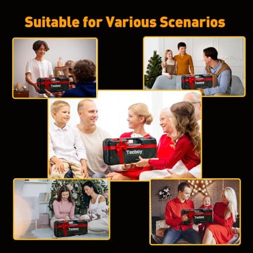 8 Inch Mini Electric Chainsaw Cordless, 6 Inch Portable Chain Saw for Makita 18V Battery Powered Saws Small HandHeld Saw with 2 Batteries Yard Tool Tree Trimming Wood Cutting Gifts Men Dad(GoldYellow) - Thumbnail 5