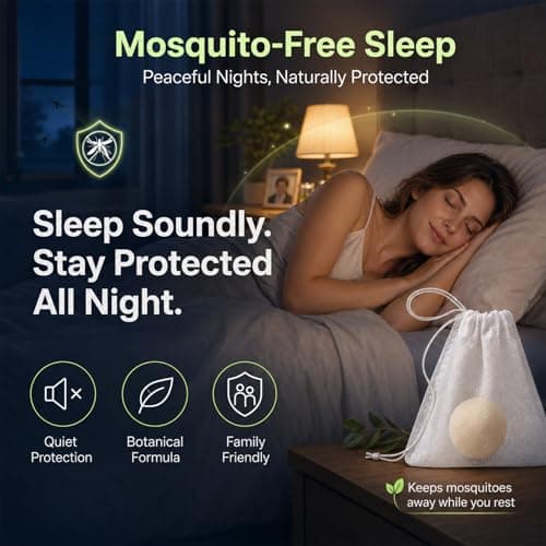 Elasound Mosquito Repellent Balls 36 Pack, Natural Botanical Mosquito Repellent Outdoor Patio, Baby & Kids Effective Safe, Long-Lasting Indoor & Outdoor Protection for Fishing, Yard, Camping & Travel - Thumbnail 5