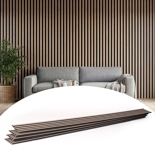 Schliersee 3D Wall Panels Set of 16, 47.24x4.7 Inch Decorative Wall Panel Accents Interior Wall Decor for Living Room, TV Background, Bedroom, Kitchen - Image 1