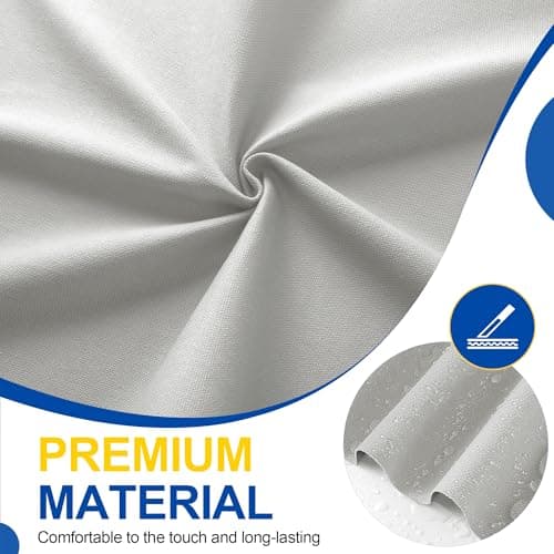 YIKAD Fabric Repair Tape, Self Adhesive Canvas Repair Patch, Waterproof Outdoor Canvas Tape/Patch Kit for Sun Shades Clothing Tent Awnings Boat Cover Couches Grey 4x71 inch - Thumbnail 3
