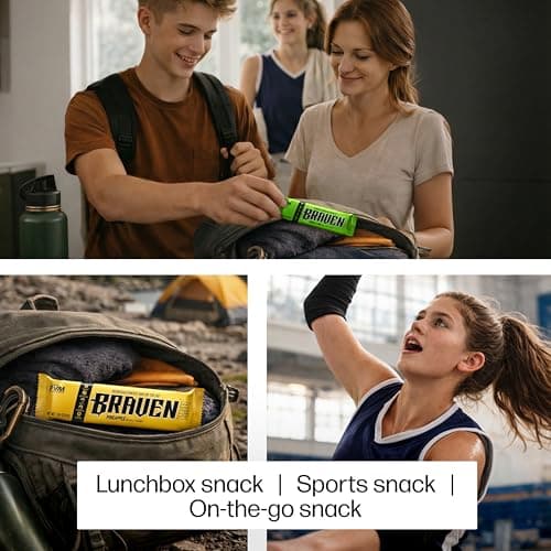Braven Bar Assorted Variety Pack Energy Bars (1.59 oz, Pack of 10) – Energy Chews with 5g Protein – On-the-Go Energy Snacks for Running, and Sports - Gluten Free Snacks for Sustained Energy Boost - Thumbnail 6