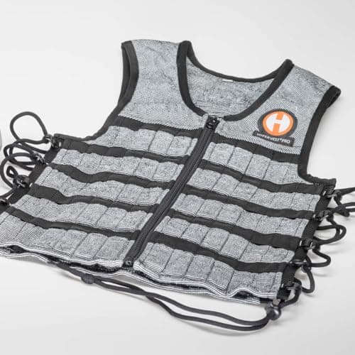HYPERWEAR Hyper Vest PRO Weighted Vest Small – 10 lb Included – Heather Gray - Thumbnail 3