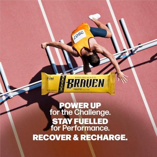 Braven Bar Assorted Energy Bars Variety Pack (1.59 oz, Pack of 10) – Energy Snacks with 5g Protein, and 13 Vitamins & Minerals – Energy Chews Alternative & Protein Snack - Gluten Free, Allergen-friendly snacks - Thumbnail 6