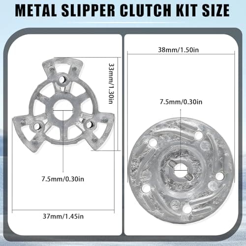 5351 Slipper Pressure Plate and Hub for TRAXXAS 1/10 Vehicles (E-revo, Summit, E-Maxx), Direct-fit OEM Replacement for #5351, Wear-Resistant Slipper Hop-up Parts Limiting Sliding for RC Car - Thumbnail 2