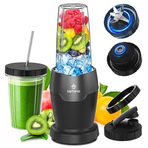 Befano Blender for Smoothies,1200W High-Power Blenders for Kitchen,11 Pcs Smoothie Maker Set with 18oz and 24oz Travel Cups,Ice Crushing, Shakes & Grinding, Ready in 60 Seconds for Home & On-the-Go - Image 1