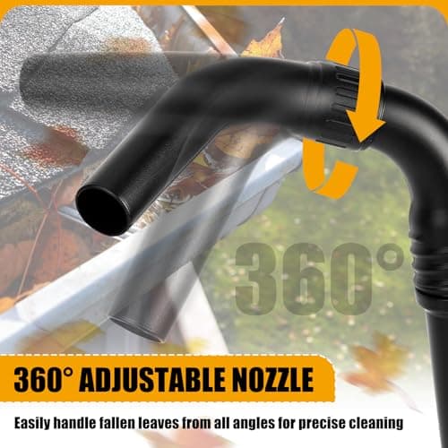 Zipcase Gutter Cleaning Kit - 9.25 ft Safe, with Reflector, Ground-Level Leaf Blower Gutter Attachment Compatible with EGO 530CFM / 580CFM / 575CFM / 650CFM/ 615CFM/LBX6000 Leaf Blowers - Thumbnail 3