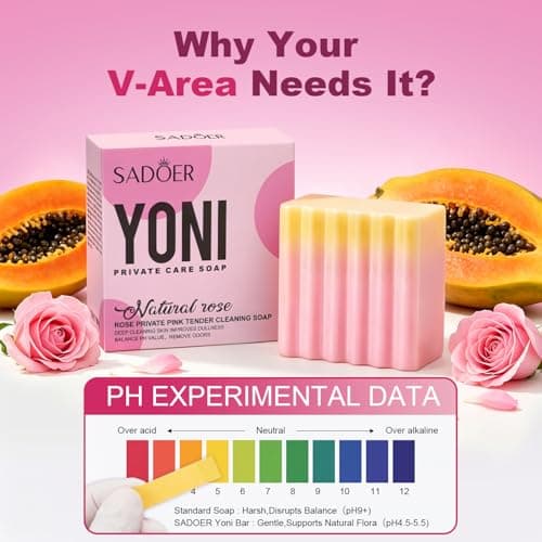 Natural Rose Yoni Bar Soap for Women, pH Balanced Intimate Care Feminine Wash with Real Rose Petals & Calendula, Premium Aircraft Box Packaging & Foaming Net, Multi-Pack Options YONI BAR (3 Pack) - Thumbnail 5