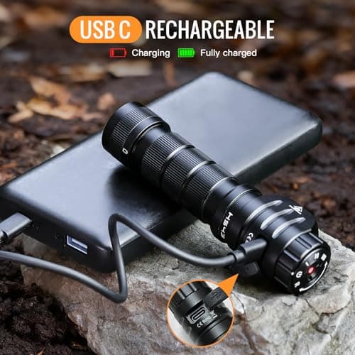 Sofirn HS43 Headlamp with Red Light, 3200 Lumen Rechargeable LED Headlamp Waterproof With Magnetic Base for Adults, Perfect for Camping, Hiking, Hunting, Long Battery Life, Adjustable Rotary Switch - Thumbnail 4