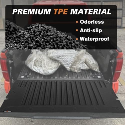 TripleAliners Truck Mat Compatible with 2024-2026 Toyota Tacoma Tailgate Accessories, Tailgate Mat Cover Custom Fit All Weather Protection Pickup Liner - Thumbnail 4