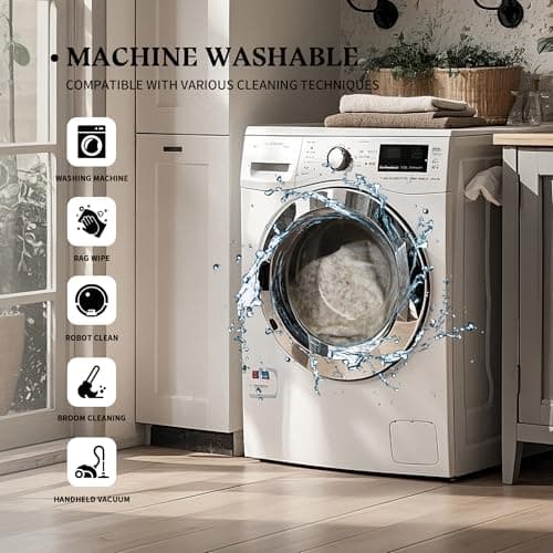 Ruicharm Non-Slip Runner Rugs for Hallway: 2x6 Washable Long Rug for Entryway Kitchen Bathroom Bedroom Indoor - Modern Abstract Home Decor Mat Carpet - Sandstone Beige Gray - Thumbnail 6