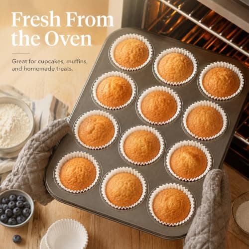 Oeyliz Cupcake Liners 200 Counts Standard Cupcake Liners for Baking Cupcake Liner for Baking Cupcake Wrappers Baking Cups (200, White) - Thumbnail 3