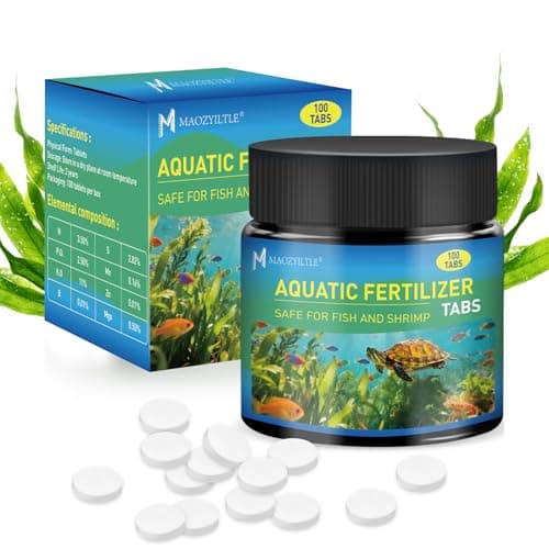 Maozyiltle Root Tabs, Aquarium Plant Fertilizer, Aquarium Water Care Tabs, 100 Tabs Aquarium Plant Food Safe for Fish and Shrimp, Aquatic Plant Fertilizer for Planted Aquarium Substrate (100) - Image 1