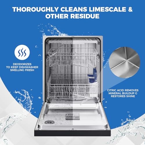 Gihen Dishwasher Tablets, Removes Limescale & Hard Water Stains, 24Pk - Thumbnail 3