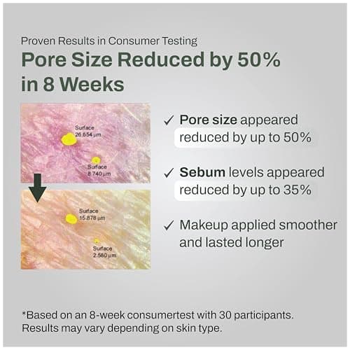 SUMSAE Pore Control Gel to Foam Cleanser, Deep Pore Cleansing Face Wash, Non Drying Lightweight, Soft Foam for Smooth Clear Skin, Korean Facial Cleanser with Green Tea & Niacinamide, 155ml/5.24 fl oz - Thumbnail 3