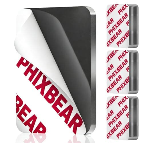 PHIXBEAR 0.12" Thick Strong Double Sided Adhesive Pads, 1.57 x 2 Heavy Duty Sticky Mounting Foam Tape, Heat & Weather Resistant for Car & Home Décor 50 Pcs - Image 1