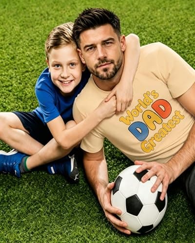 YTD Dad Graphic Tshirt, Premium Cotton Printed Oversized Casual Tees - Thumbnail 6