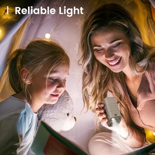 KIBEE Portable Waist Fan with LED Light, 5 Speeds 12500RPM Strong Airflow, Personal Clip Belt Fan [Max 29H Working Time], Hands-Free Neck Fan, Wearable Fan for Outdoor/Hiking/Jobsite/Farms - Champagne - Thumbnail 6
