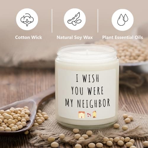 Candles Gifts for Women, Birthday Gifts for Women, Unique Friendship House Warming Gift for Womens, Best Friend, Sister, Bestie, Funny Lavender Scented Candle with Replaceable Stickers - Thumbnail 4