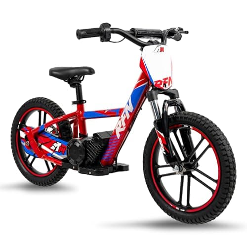 RFN Electric Dirt Bike for Kids Ages 4-12, 3-Speed up to 15.5 mph, 15.5 Miles Range, 16x2.4 Tires, 24V 500W Peak Power 16" Dirtbike, Perfect Birthday for Kids - Image 1