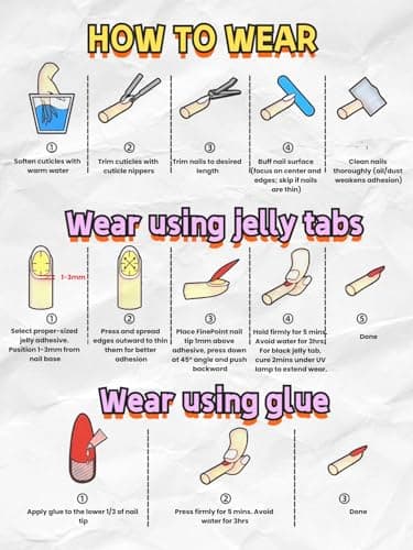 Fine Point Handmade Press-On Nails Set, Short Squoval, Funky Cobalt Blue Aura Green Swirl, 3D Stud Accent, Designer Artistic Novelty Fashion, Pop-Star Showgirl, Cosmic Coquette (Size Small) - Thumbnail 5