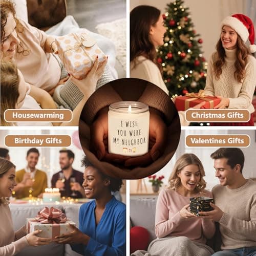 Candles Gifts for Women, Birthday Gifts for Women, Unique Friendship House Warming Gift for Womens, Best Friend, Sister, Bestie, Funny Lavender Scented Candle with Replaceable Stickers - Thumbnail 3