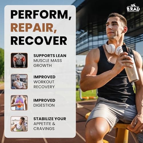 B.rad Grass Fed Whey Protein Isolate | Ultra-Pure, All-Natural, Clean Ingredients | 2 Pounds | 100% USA Sourced | Cocoa Bean (Chocolate) - Thumbnail 3