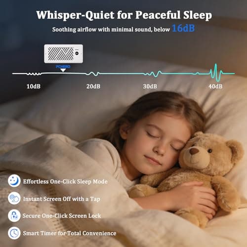PChero Register Booster Fan for 4" x 10" Vents, Smart Vent Booster with App Control & Temp Sensor, 10 Speeds, 160 CFM Super Quiet HVAC Vent Fan for Heating & Cooling, Fits Floor & Wall Registers - Thumbnail 2