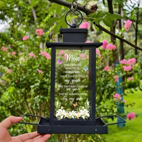 Memorial Bird Feeder for Loss of Mom - Sympathy Bereavement Gifts for Loss of Mother Remembrance Funeral Condolence Gifts Thoughtful Sorry for Your Loss Gifts for Loss of Loved One - Thumbnail 5