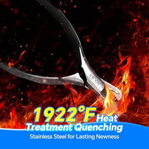 Professional Stainless Steel Dog Cat Nail Clippers & Trimmer Set, Sharp Blades for Precise Cutting, Easy-Grip Ergonomic Handle with Built-in Nail File, Durable Pet Grooming Tool for Small to Large Pet - Thumbnail 6