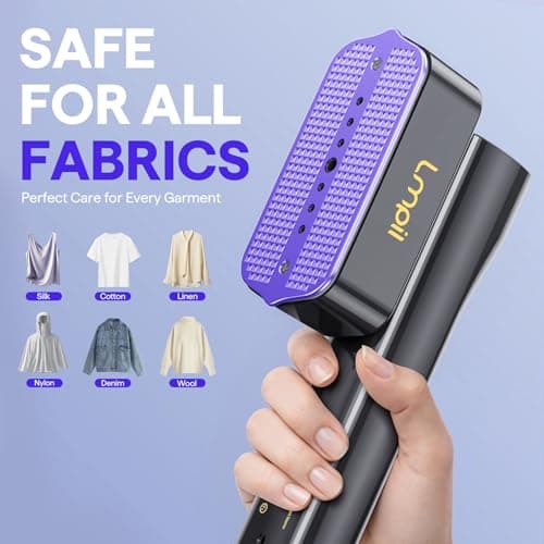 Steamer for Clothes, Handheld and Portable with 15-Second Heat-Up, 2-in-1 Steamer & Iron with Smart Touch Operation and 4 Modes, Suitable for All Fabrics, Ideal for Home & Travel - Thumbnail 6
