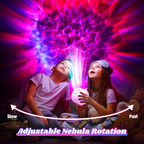 Galaxy Projector for Bedroom, Galaxy Light Projector with 41 Lighting Modes, Starry Nebula Ceiling Night Light with Timer and Remote, Room Decor, for Christmas, Birthdays - Thumbnail 6