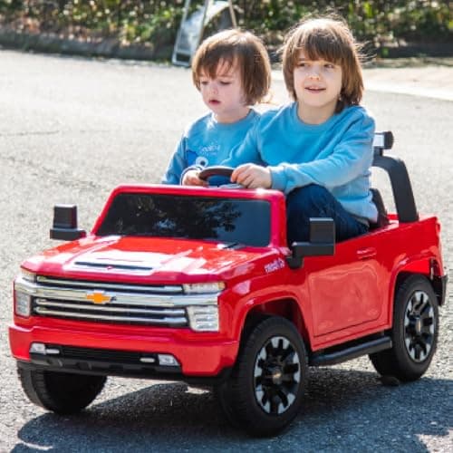 24V Ride on Toys for Kids,2 Seater Ride on Car for Kids Remote Control Kids Electric Cars Kids Driving Car with Bluetooth, Power of Wheel Car for Kids Truck for All Types of Road - Thumbnail 3